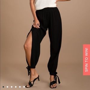 Lulus side split jogger